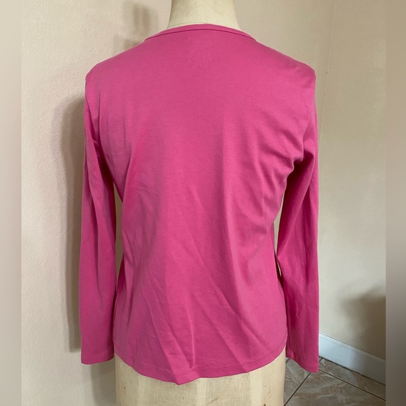 L.L. Bean Cardigan Jacket. Hot Pink. Size XS - Picture 3 of 5